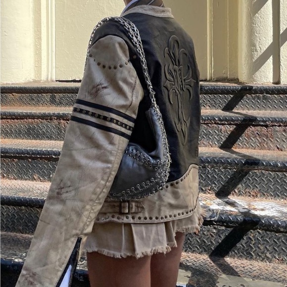 Sickest leather biker jacket - Picture 3 of 6
